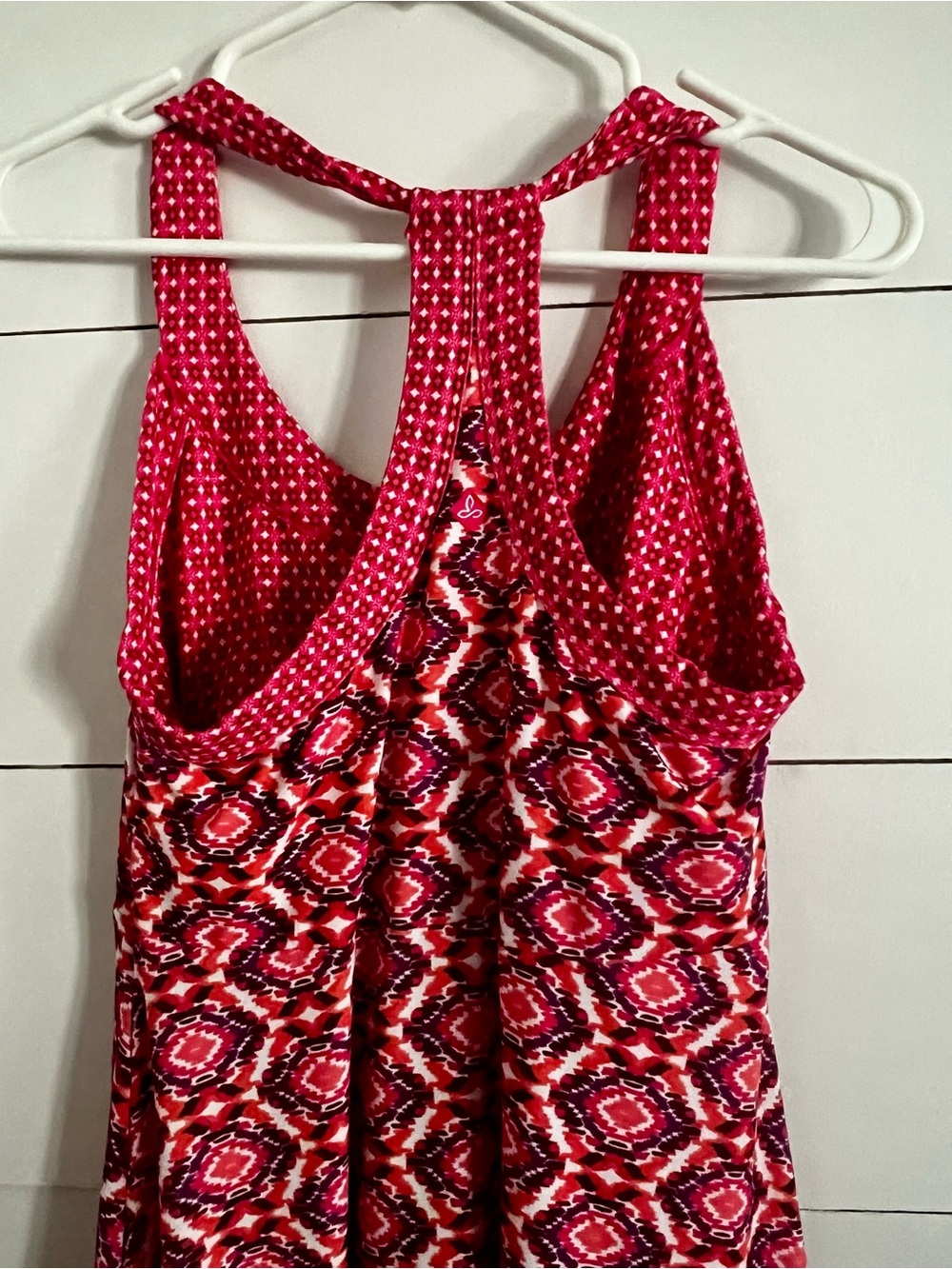 Prana Pink Geo Print Racerback Maxi Dress - Picture 3 of 3